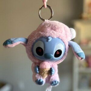 MINISO DISNEY STITCH Eat Before sleep Plush Keychain Collection blind box